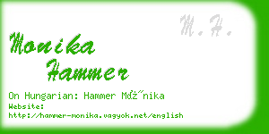 monika hammer business card